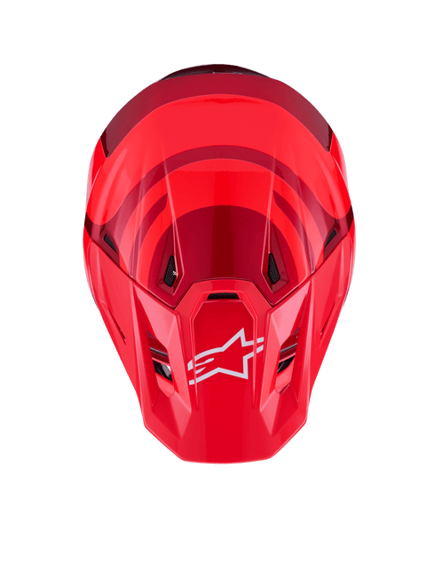 ALPINESTARS Sm7 Core Helmet Red Glossy Sm - 482-00187S