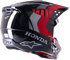 ALPINESTARS Honda S M5 Helmet Black/Red Glossy Md - 482-9237M