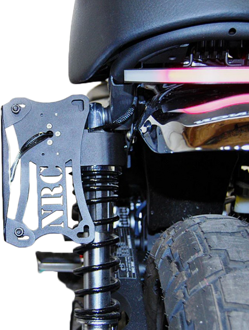 NEW RAGE CYCLES Side Mount License Plate Hon - 565-0199