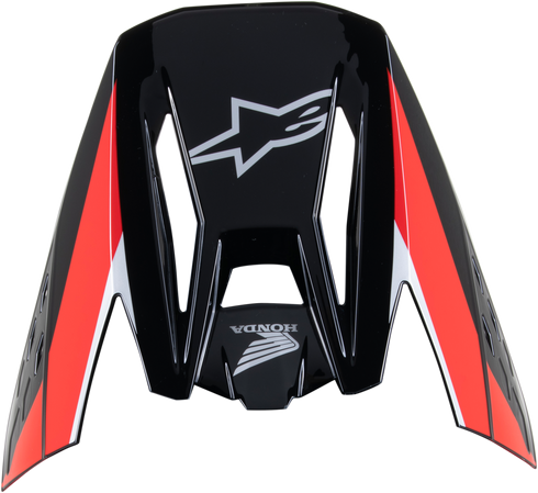 ALPINESTARS Honda S M5 Helmet Visor Black/Red Glossy - 482-09237