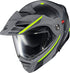 SCORPION EXO Exo At960 Modular Helmet Monk Grey/Hi Viz 2x - 75-32712X