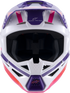 ALPINESTARS Sm3 Heat Helmet White/Purple/Pink Glossy Xl - 482-00120X