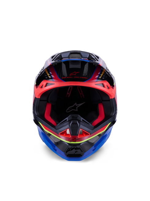 ALPINESTARS Supertech S M10 Era Helmet Blu/Rd/Ylw Fluo Glossy Xl - 482-00186X