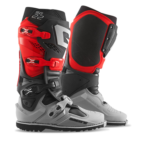 GAERNE Sg22 Gore Tex Enduro Le Boots Red/Black/Grey Sz 8 - 480-66508