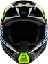 ALPINESTARS Sm3 Youth Wurx Helmet Blk/Ylw Fluo/Blue/Red Ys - 482-00087YS