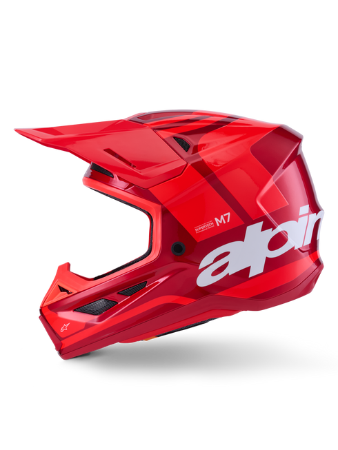 ALPINESTARS Sm7 Core Helmet Red Glossy Xl - 482-00187X