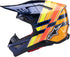 ALPINESTARS S M10 Tld Edition 25 Helmet Drk Blu/Org/Ylw Fluo/Red Md - 482-00080M
