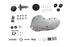 Motorshop Flatside Shovelhead Cam Case Kit - 10-0316