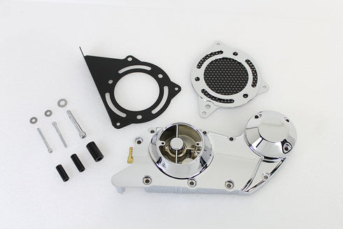 Motorshop Chrome Cam and Sprocket Cover Set - 10-0478