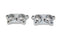 Motorshop Tappet Block Cover Set Chrome - 10-0565