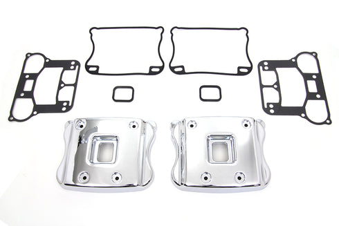Motorshop Smooth Rocker Box Cover Set - 10-0579