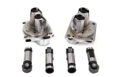 Motorshop Chrome Tappet Block and Tappet Kit - 10-0682