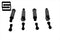 Motorshop Sifton Solid Tappet Assembly Set .005 - 10-0783