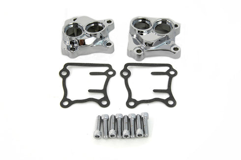 Motorshop Tappet Cover Kit Chrome - 10-0811