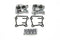 Motorshop Tappet Cover Kit Chrome - 10-0811