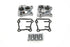 Motorshop Tappet Cover Kit Chrome - 10-0811