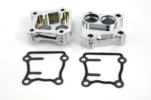 Motorshop Chrome Billet Tappet Block Set - 10-0815
