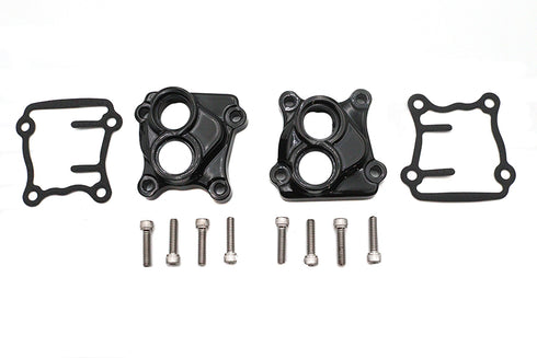Motorshop Tappet Cover Kit Black - 10-0831