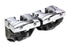 V-Twin Cylinder Head Set with Chrome Rocker Box - 10-1063
