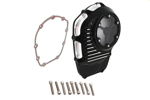 V-Twin M8 Clarity Cam Cover Black - 10-1330