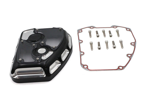 V-Twin CNC Clarity Cam Cover Black - 10-1670