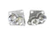 Motorshop Natural Aluminum Tappet Block Set - 10-7530