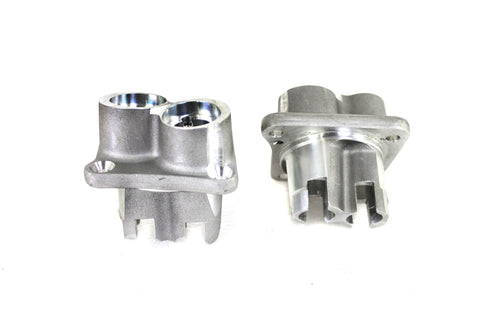 Motorshop Natural Aluminum Tappet Block Set - 10-7530