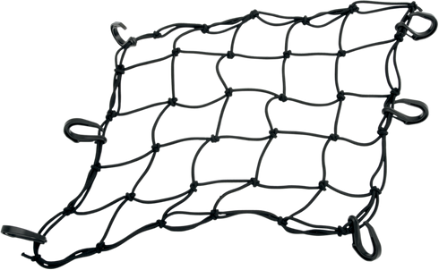 DRAG SPECIALTIES Cargo Net - 15" x 15" - 6 Hook 10-6099BPOM