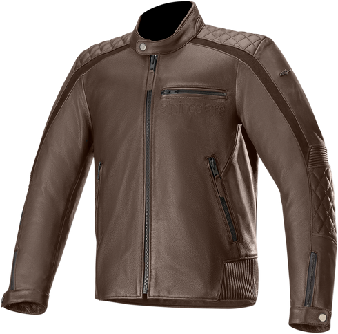 ALPINESTARS Hoxton v2 Jacket - Brown - US 46 / EU 56 3105520-80-56