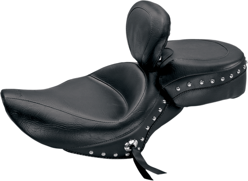 MUSTANG Wide Rear Seat - Studded - Black - XL '04-'21 79377