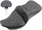 SADDLEMEN Roadsofa™ Seat - Full Lattice Stitch - with Backrest - Black - FL '09-'24 808-07B-182TBR