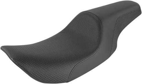 SADDLEMEN Profiler™ Basketweave Seat - Black - FLH '97-'07 897-06-147