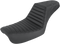 SADDLEMEN Step-Up Seat - Front Tuck-n-Roll/Rear Lattice Stitch - Black - FXD 804-04-176