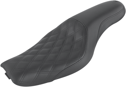 SADDLEMEN Profiler Seat - Front Lattice/Rear Smooth - Black - XL '04-'20 807-03-149