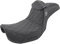 SADDLEMEN Pro Series SDC Performance Seat - w/ Backrest - Lattice Stitch/Lumbar Gripper - FLD/FXD '06-'17 SC80604DBKRT