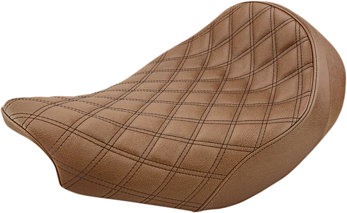 SADDLEMEN Renegade Solo Seat - Lattice Stitched - Brown - Indian '14-'24 I14-07-002BLS