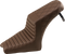 SADDLEMEN Step-Up Seat - Front Tuck-n-Roll/Rear Lattice Stitch - Brown - Scout '18-'24 I18-33-176BR