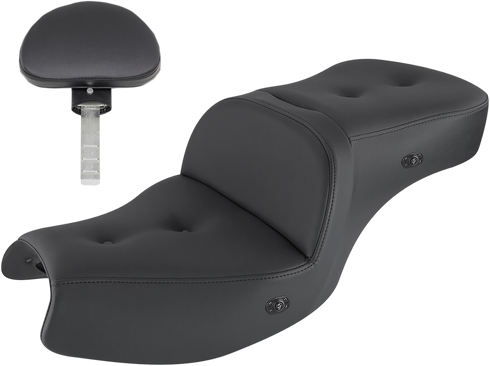 SADDLEMEN Pillow-Top Heated Roadsofa™ Seat - With Backrest I20-06-181BRHCT
