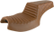 SADDLEMEN Step-Up Seat - Front Tuck-n'-Roll/Rear Lattice Stitch - Brown - Challenger I20-06-176BR