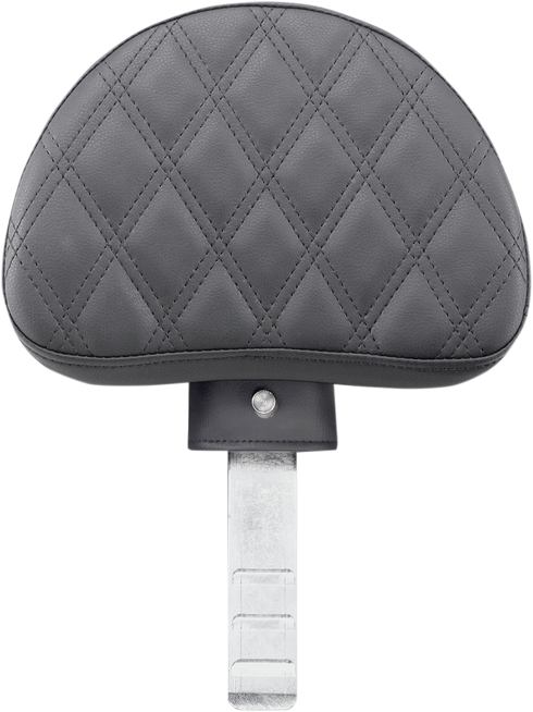 SADDLEMEN Backrest - Lattice Stitched - Black 11567LS