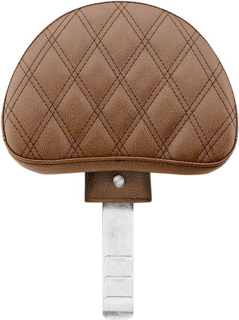 SADDLEMEN Backrest - Lattice Stitched - Brown 11567BLS