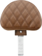 SADDLEMEN Backrest - Lattice Stitched - Brown 11567BLS