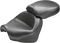 MUSTANG Seat - Vintage - Wide - Touring - Without Driver Backrest - Two-Piece - Smooth - Black - Suzuki 75811