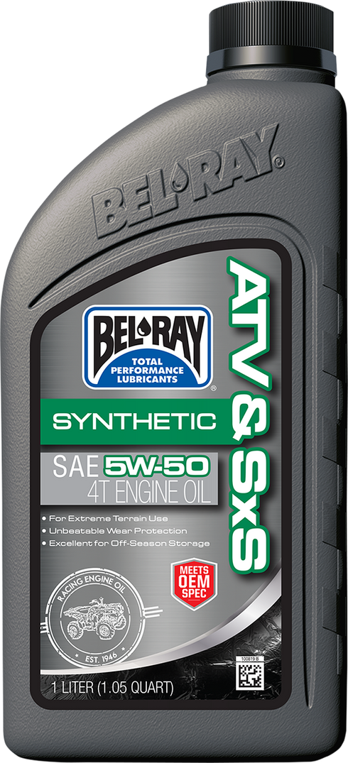 BEL-RAY BEL-RAY ATV & SxS Synthetic Oil - 1L 302664150160 - 3601-0731