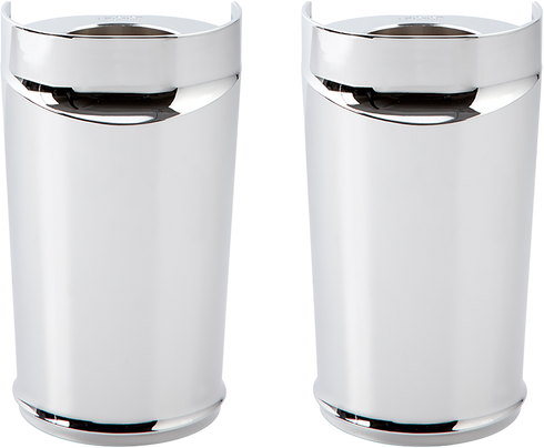 ARLEN NESS Fork Boot Cover - Chrome - Smooth 20-036