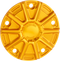 ARLEN NESS Points Cover - Gold - Twin Cam 700-028