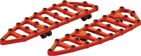 ARLEN NESS MX Driver Floorboards - Orange 06-872