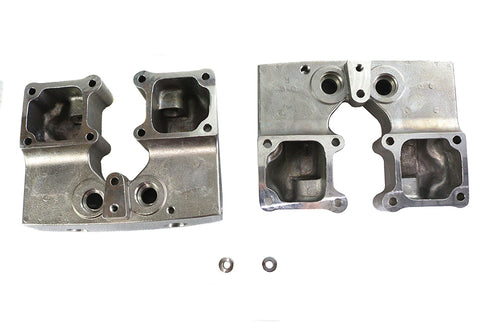Motorshop Shovelhead Rocker Box Cover Set Polished - 11-0057