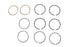 Hastings Rings Hastings Piston Ring Set .020 Oversize - 11-0146