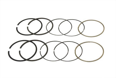 Motorshop 883cc Piston Ring Set .020 Oversize - 11-0163